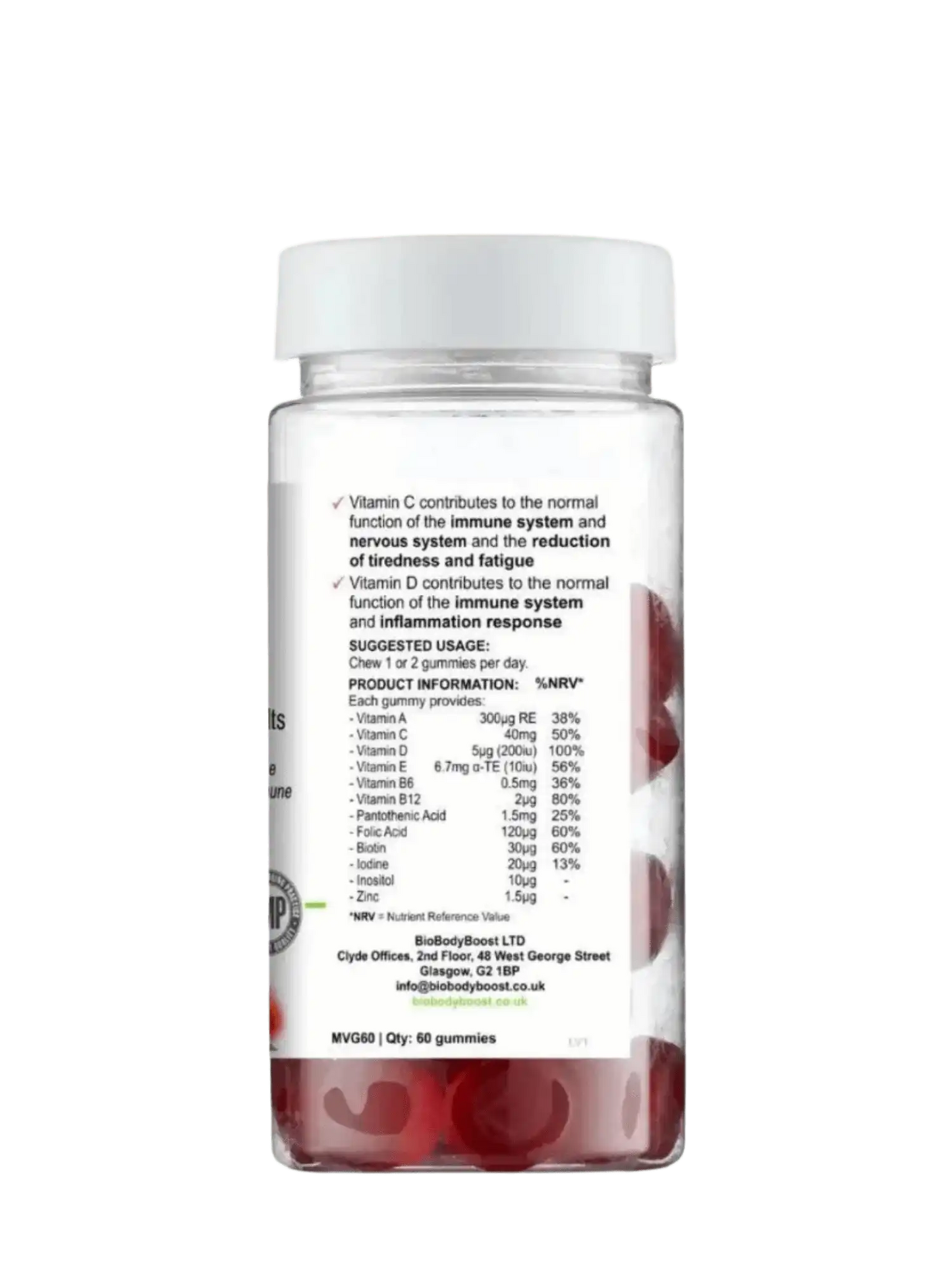 BIOBODYBOOST GUMMIES - Chewable Daily Multivitamins