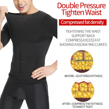 Homens emagrecimento corpo shaper barriga controle shapewear homem shapers modelagem roupa interior cintura trainer postura corretiva colete espartilho
