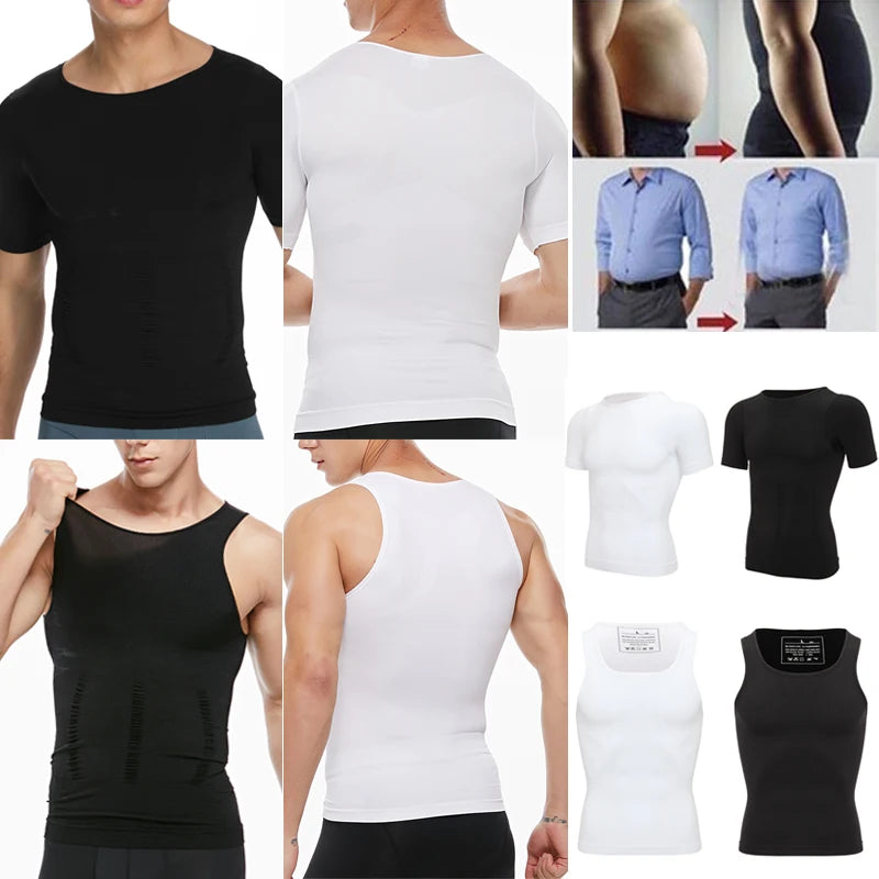 Homens emagrecimento corpo shaper barriga controle shapewear homem shapers modelagem roupa interior cintura trainer postura corretiva colete espartilho