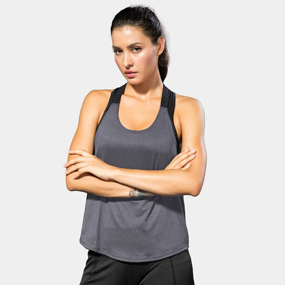 Mulheres ginásio topos preto sem mangas yoga topo feminino camisa de fitness ginásio colete correndo treino esportes topos carta sem costas camisa