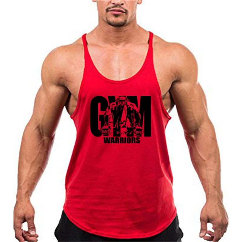 Ginásio musculação regatas moda y-back suspensórios coletes de algodão respirável sem mangas singlets dos homens fitness muscular esporte camisa
