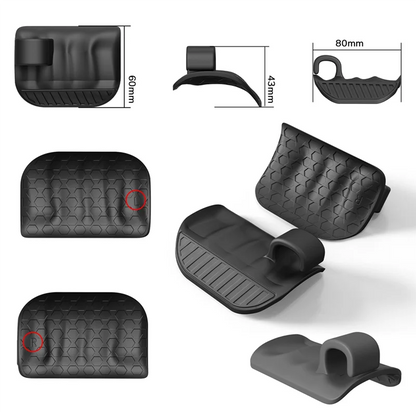 Y67a-luvas de ginásio fortalecedor de aperto ginásio dedo exercitador luvas levantamento de peso haltere fitness pinça luvas acessórios