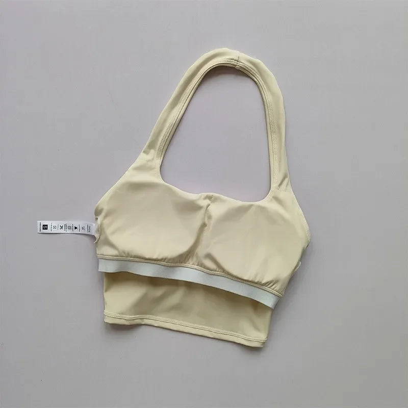 Sutiã de fitness treino topos ginásio sutiãs esportivos de fitness sexy sutiã esportivo atlético feminino sem costas ginásio yoga topo de colheita