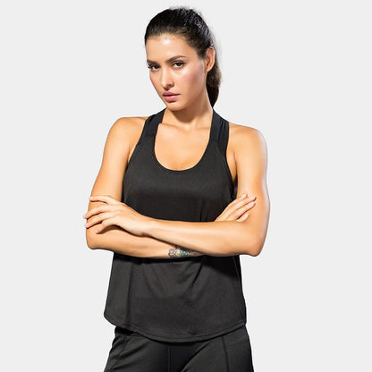 Mulheres ginásio topos preto sem mangas yoga topo feminino camisa de fitness ginásio colete correndo treino esportes topos carta sem costas camisa