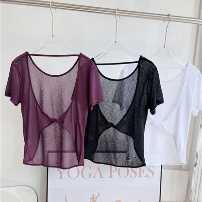 Regata feminina treino topos esportes wear para mulheres ginásio camiseta aberta volta yoga topo blusas esportivas mulher camisa de fitness camisa feminina