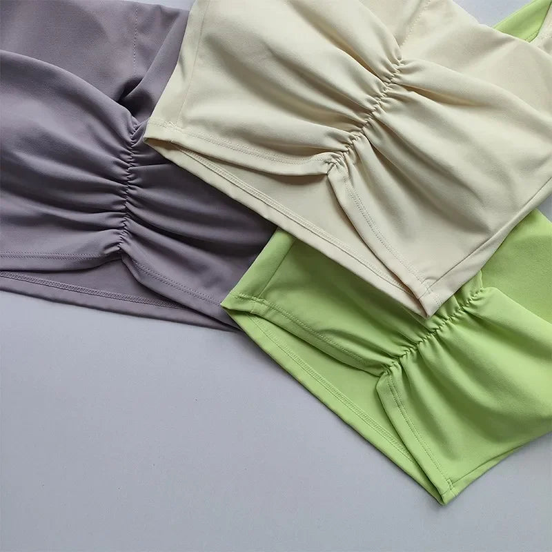 Sutiã de fitness treino topos ginásio sutiãs esportivos de fitness sexy sutiã esportivo atlético feminino sem costas ginásio yoga topo de colheita