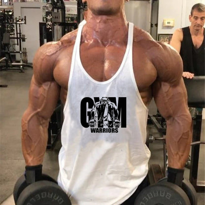 Ginásio musculação regatas moda y-back suspensórios coletes de algodão respirável sem mangas singlets dos homens fitness muscular esporte camisa
