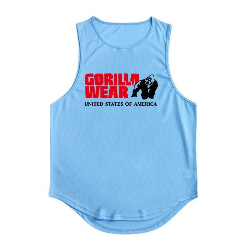 Coletes de musculação masculinos, Top de ginástica, Roupas masculinas, Singlet Singlets, Stringer muscular, Camisa de fitness, Tops, Roupas