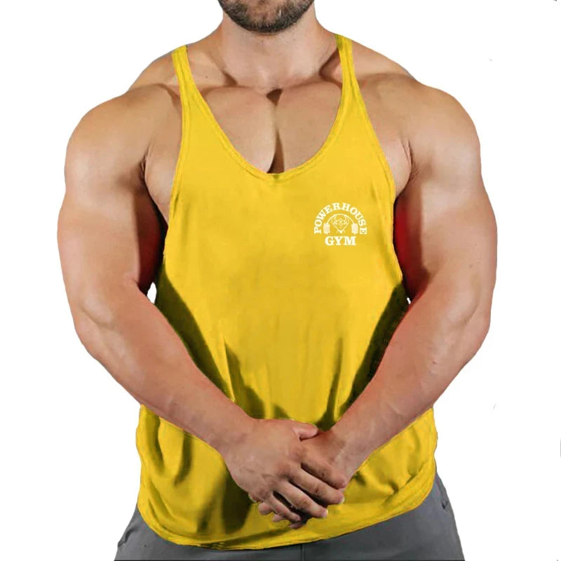 Ginásio superior dos homens camisa de musculação de fitness colete singlet sem mangas moletom homem roupas stringer coletes singlets