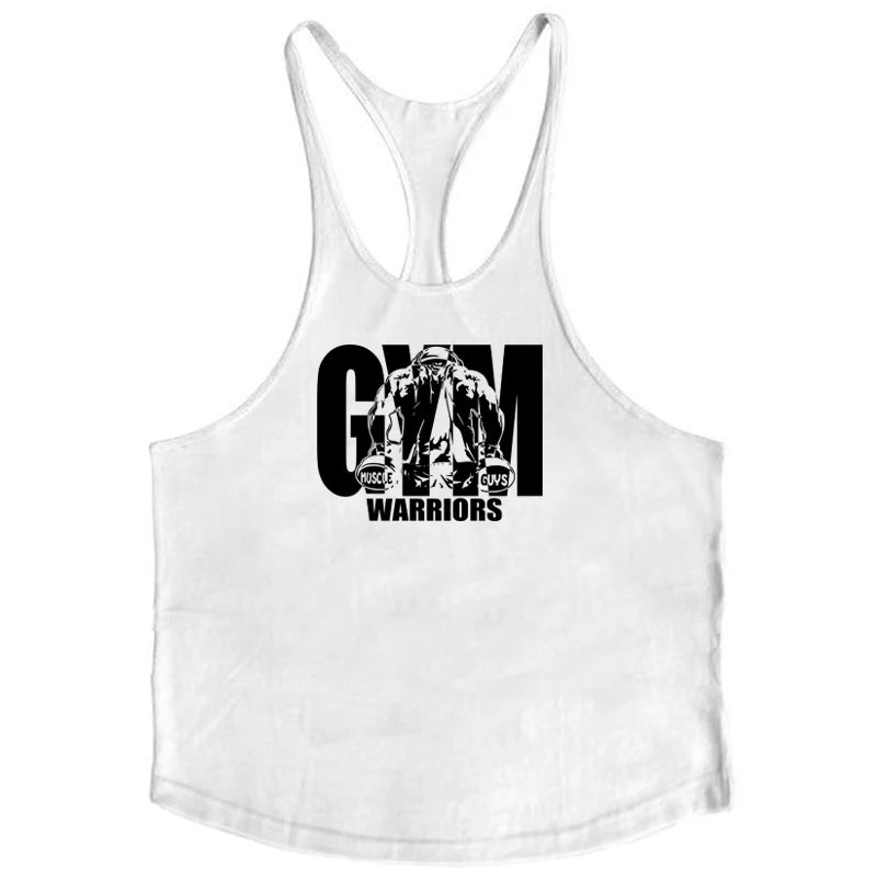 Ginásio musculação regatas moda y-back suspensórios coletes de algodão respirável sem mangas singlets dos homens fitness muscular esporte camisa