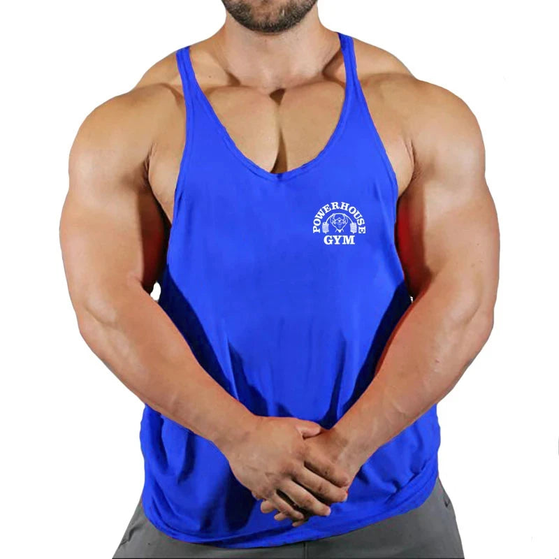 Ginásio superior dos homens camisa de musculação de fitness colete singlet sem mangas moletom homem roupas stringer coletes singlets