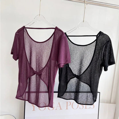 Regata feminina treino topos esportes wear para mulheres ginásio camiseta aberta volta yoga topo blusas esportivas mulher camisa de fitness camisa feminina