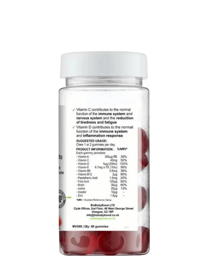 BIOBODYBOOST GUMMIES - Chewable Daily Multivitamins
